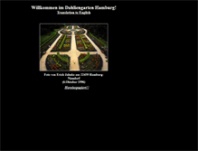 Tablet Screenshot of dahliengarten-hamburg.de